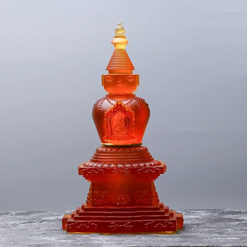 Glazed stupa Ancient method to burn Tantric stupa Tibetan Buddhism Indra Nita Ashoka Pagoda