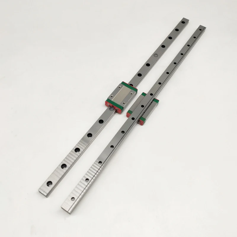 Miniature Bearing Linear Rail Kit MGN 7 12 15 9 L200 300 400 500 600mm 1pc MGN12 Linear Guide+1pc MGN12H Carriage CNC 3D Printer