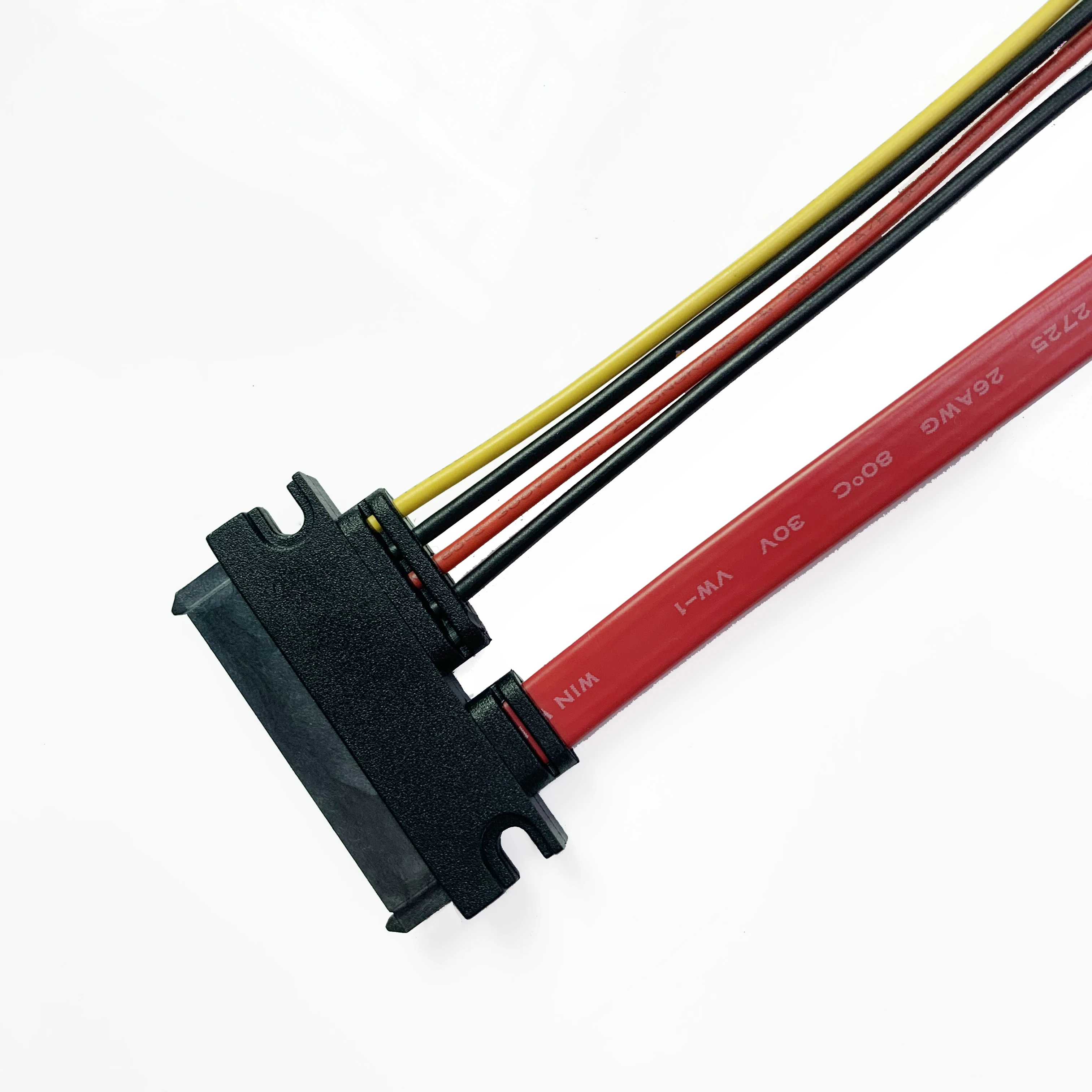 Sata 22Pin Extender Kabel Man-vrouw 7 + 15 Pin Serial Ata Sata Data Power Combo Verlengkabels