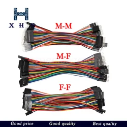 10PCS 2.54MM Dupont Line Male to Male + Female and Female to Female 1P2 3 4 5 6 8 9 10 12 Pin Dupont JUMPER CABLE WIRE FOR PCB