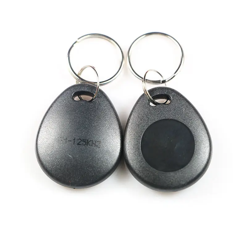 100Pcs TK4100 125khz RFID Keychain Card Tag ID Keyfob Key Door Entry Access Control System Management KeyChain Token