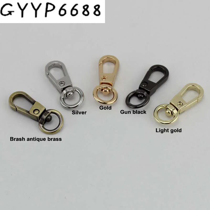 

10pcs 5colors Hooked hardware accessories bag with buckle female bag with button hook