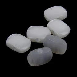 6 White Pearloid Acrylic Buttons Machine Head button For Guitar Tuner Machine Heads Tuning Keys