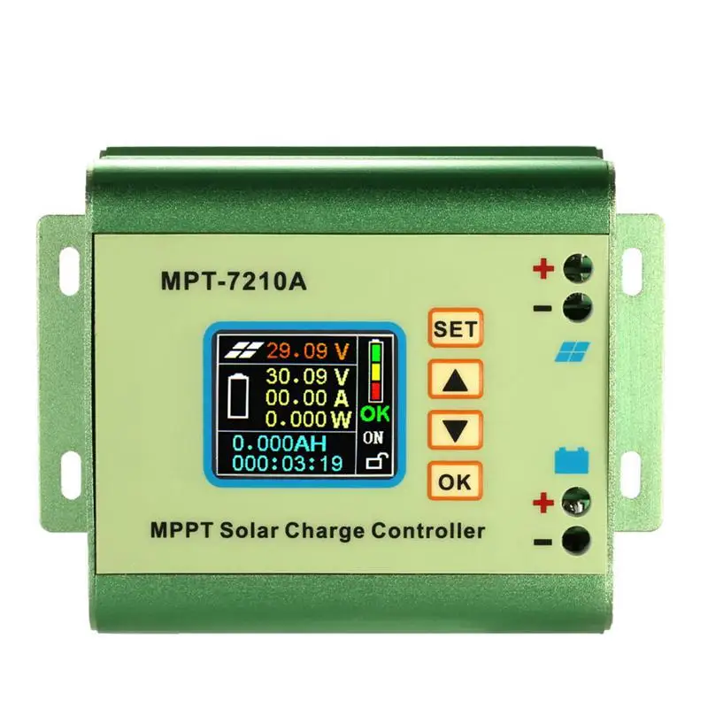 

MPPT Solar Controller Voltmeter NC Boost Module 24V-72V Battery Charger Solar Panel Battery Regulator Charge Controller