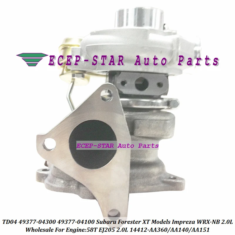 Turbo TD04 49377-04300 14412-AA360 49377-04372 49377-04302 49377-04370 49377-04363 For Subaru Impreza Forester 58T EJ205 2.0L