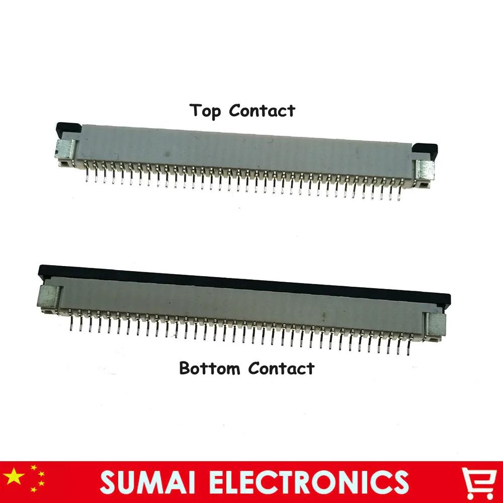 Sample, 36Pin FPC FFC connector socket,36 pin 1.0mm flex cable socket for LCD screen interface.ROHS, 36P