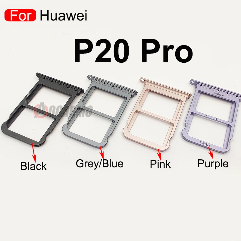 Sim Card For Huawei P20 Lite P20 Pro P20lite SIM Card Tray Holder Adapter Replacement Parts