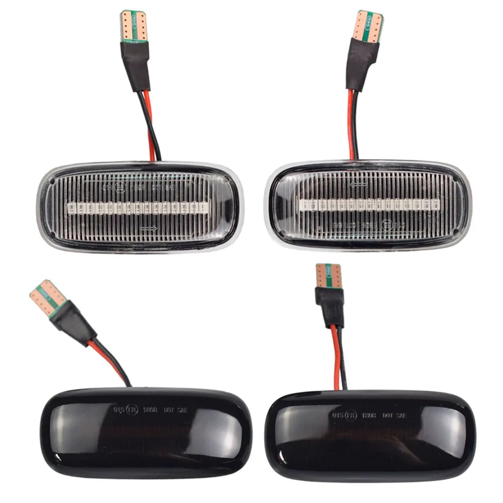 2X LED ديناميكية الجانب ماركر بدوره أضواء الإشارة مؤشر مصابيح 8n0 949 127a لأودي A3 S3 8L 00-03 A8 D2 99-02 TT 8N 00-06 #4