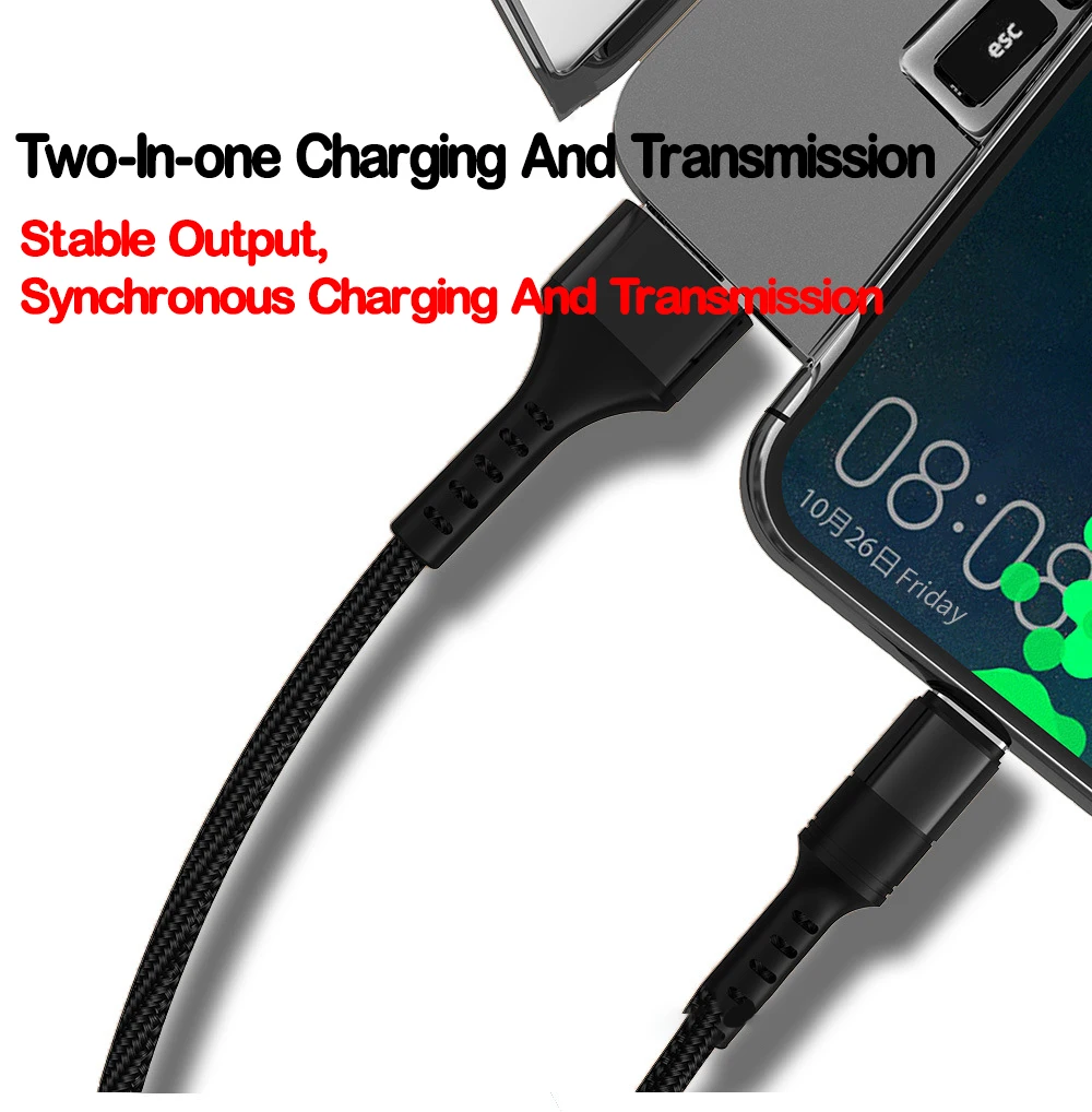 HA05 5A TYPE-C Cáp Dành Cho Xiaomi 9 Red Mi Note 9 Huawei P30 Giao Phối 30 Pro Cáp Sạc Nhanh Loại C Cho Samsung