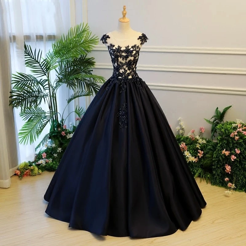 

ANGELSBRIDEP New Arrive Ball Gowns Quinceanera Dress 2021 Top Appliques Vestidos De 15 Debutante Gowns Illusion Princess Gowns