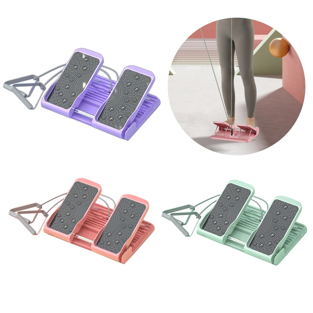 

Adjustable Slant Board Foot Massage Instrument Portable Foot Inclined Stretching Tension Plate Folding Standing Board Home Sport