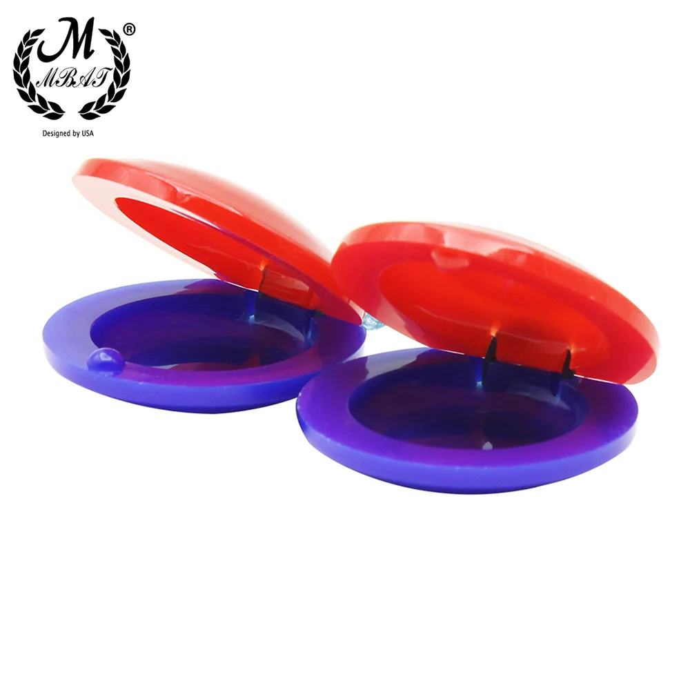 M MBAT 2Pcs Finger Castanets High Quality Percussion Instrument Musical Toys for Toddler Children Early Musical Education