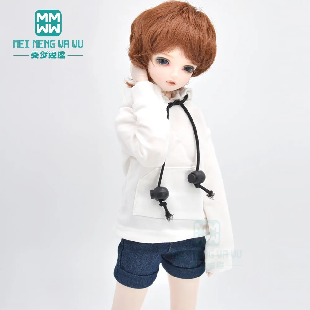 

BJD dolls Accessories fits 30-45cm 1/4 1/6 MSD MK YOSD doll fashion hoodies, denim skirts, denim shorts