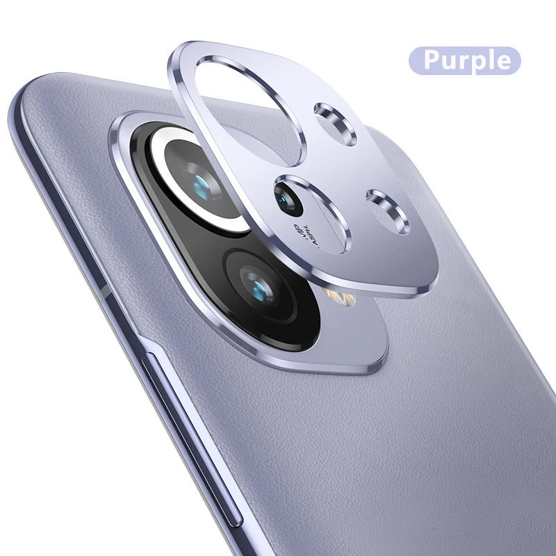 Rear Camera Lens Screen Protector for Xiaomi Mi 11 Aluminum Metal Sheet Lens Cover for Xiao Mi 11 Back Camera Protective Film