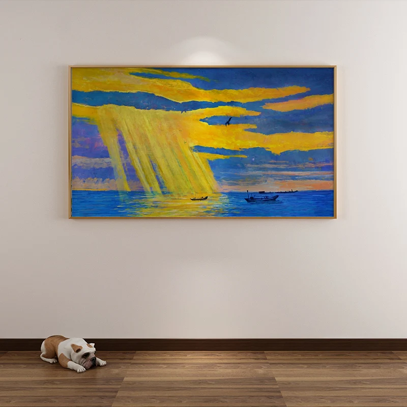 

Светильник, роскошная декоративная картина, дерево, ручная работа, картина, гостиная, спальня, диван, стена, Северный Европейский стиль, горизонтальная