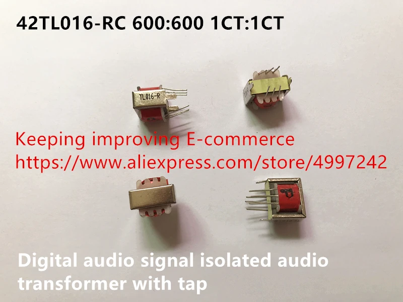 Original new 100% 42TL016-RC 600:600 1CT:1CT digital audio signal isolated audio transformer with tap