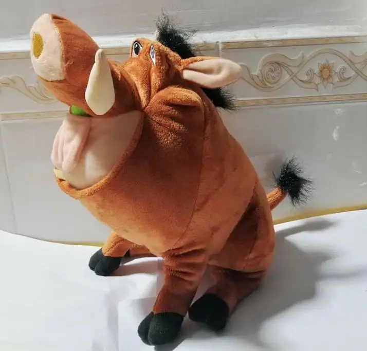 

Disney The Lion King Pumbaa Wild Boar Pig Plush Toy Cute Stuffed Animals