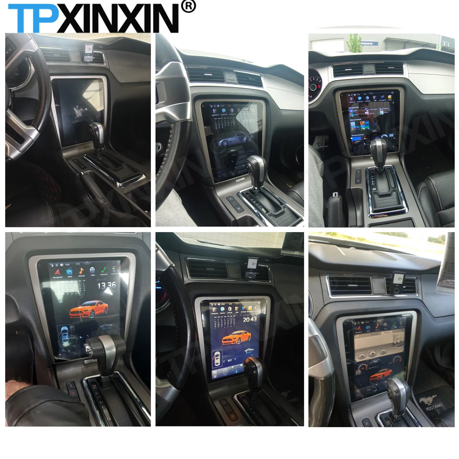 

Vertical styleRadio Stereo Receiver Android 13 For Ford Mustang 2010 2011 2012 2013 2014 GPS Player Auto Audio Record Head Unit