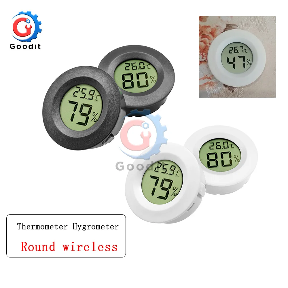 Mini Digital LCD Indoor Convenient Temperature Sensor Humidity Meter Thermometer Hygrometer Gauge indoor outdoor LCD Digital