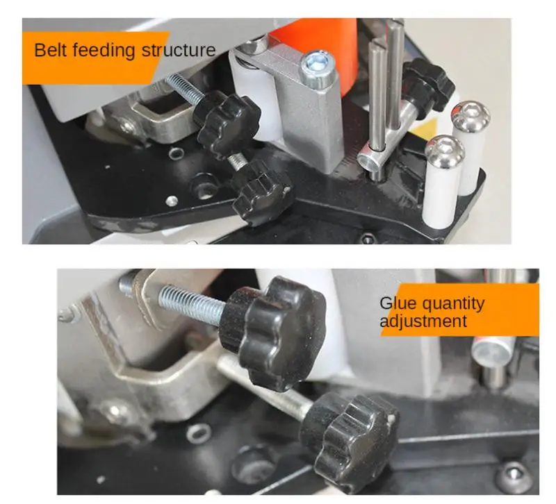 220V/110V 1200W woodworking portable edge banding machine manual small home furnishing furniture edge banding machine