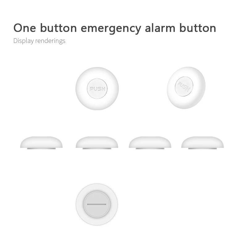 1~8PCS Wireless Emergency Button App Contronl Wide Coverage High Quality Waterproof Saft Smart Home