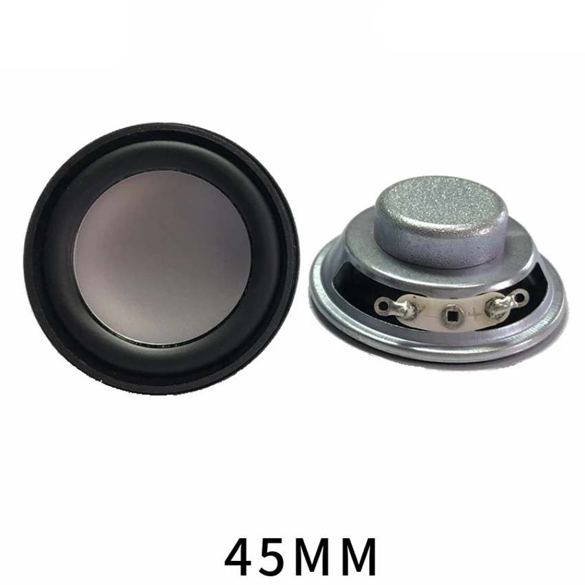 45mm Full Range Speaker Stereo Loudspeaker, 4 Ohm 3W 16 Core PU Edge, 1.75 Inch Bluetooth-compatible Smart Lighting Speaker