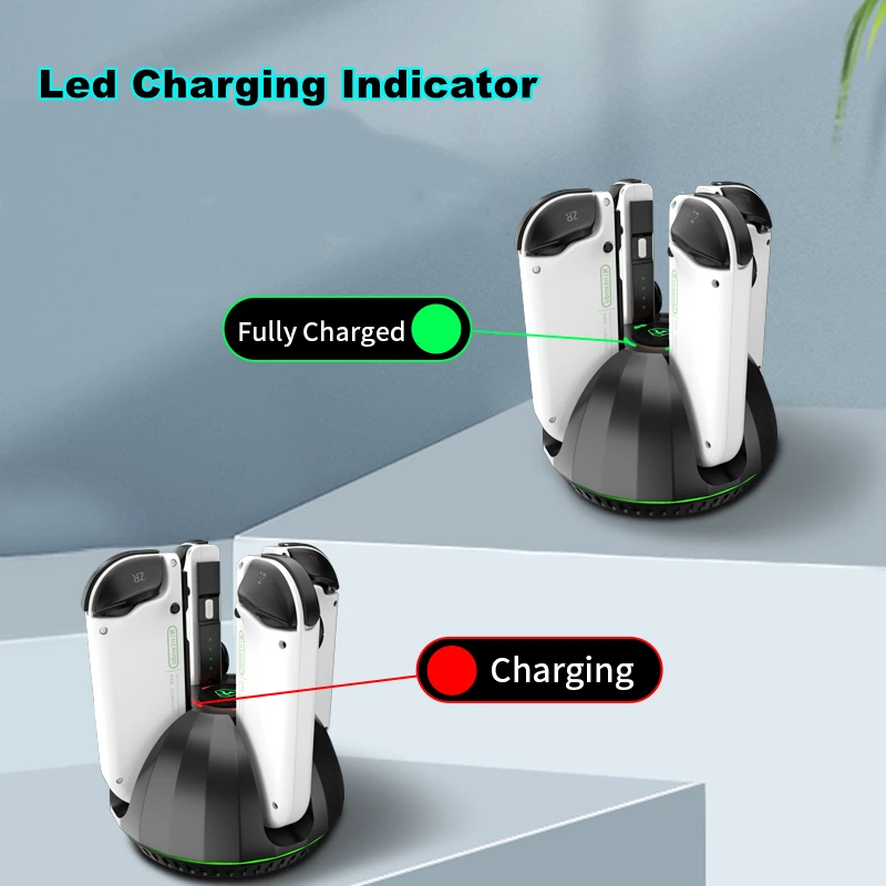 Станция зарядная 4 в 1 для контроллера Nintendo