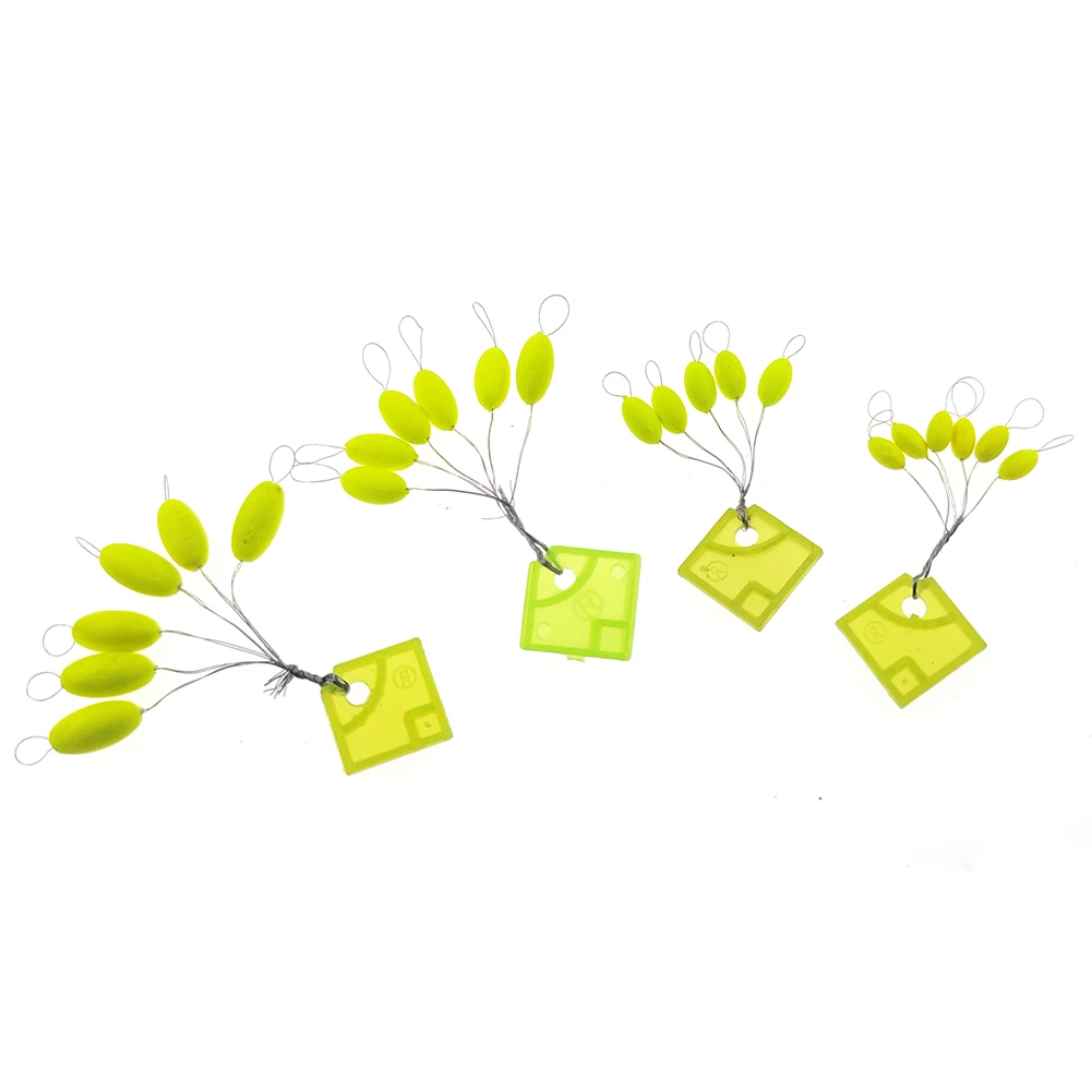 INFOF 10-pack 6th Fishing Float Oval Floating Fishing Bobbers Floating Carp Fishing Accessories Floats