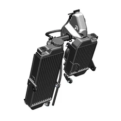 Motorcycle Original Modified Parts Oil Radiator Oil Cooler and Water Cooling System Assembly for Zontes Ghost Zt310-r/x/t