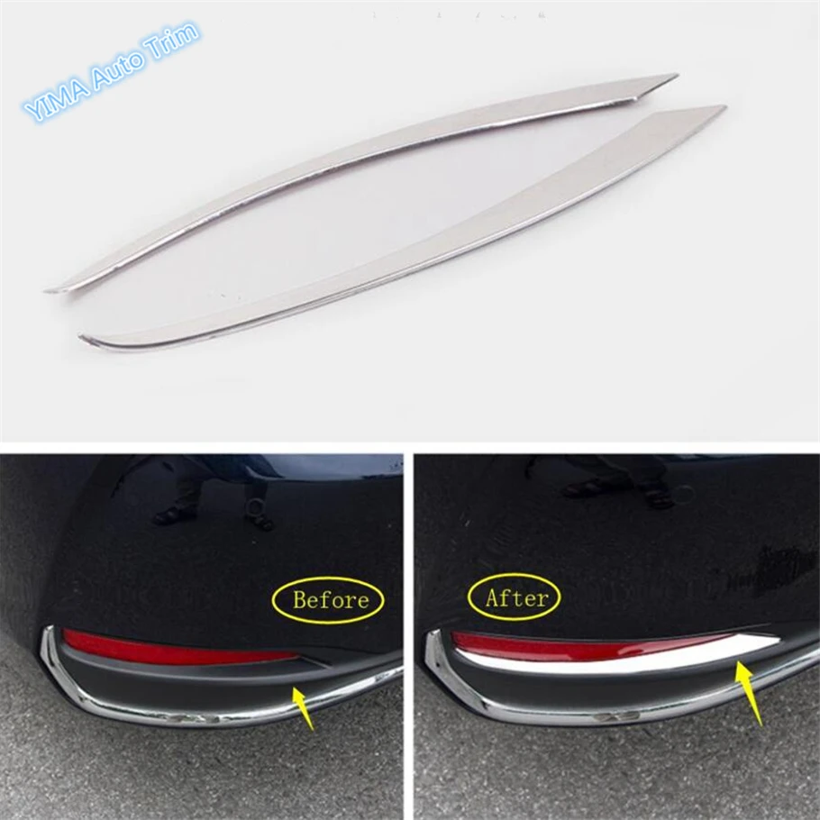 

Задний бампер из нержавеющей стали, противотуманные фары, лампы для век, бровей, декоративная панель, накладка для Lexus ES 2018-22025, автомобильные аксессуары