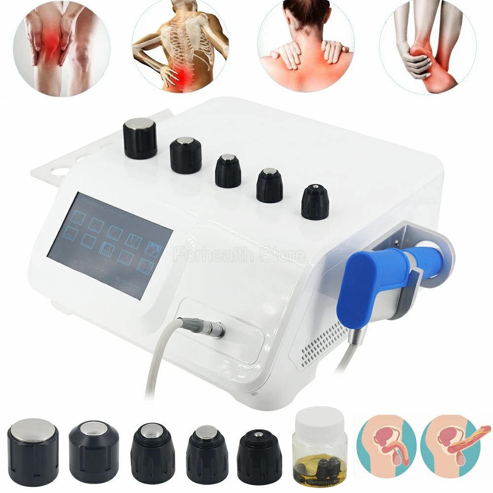 

Pneumatic Shockwave Therapy Machine Physical ED Treatment Sports Injury Pain Relief Body Relax Shock Wave Professional Massager