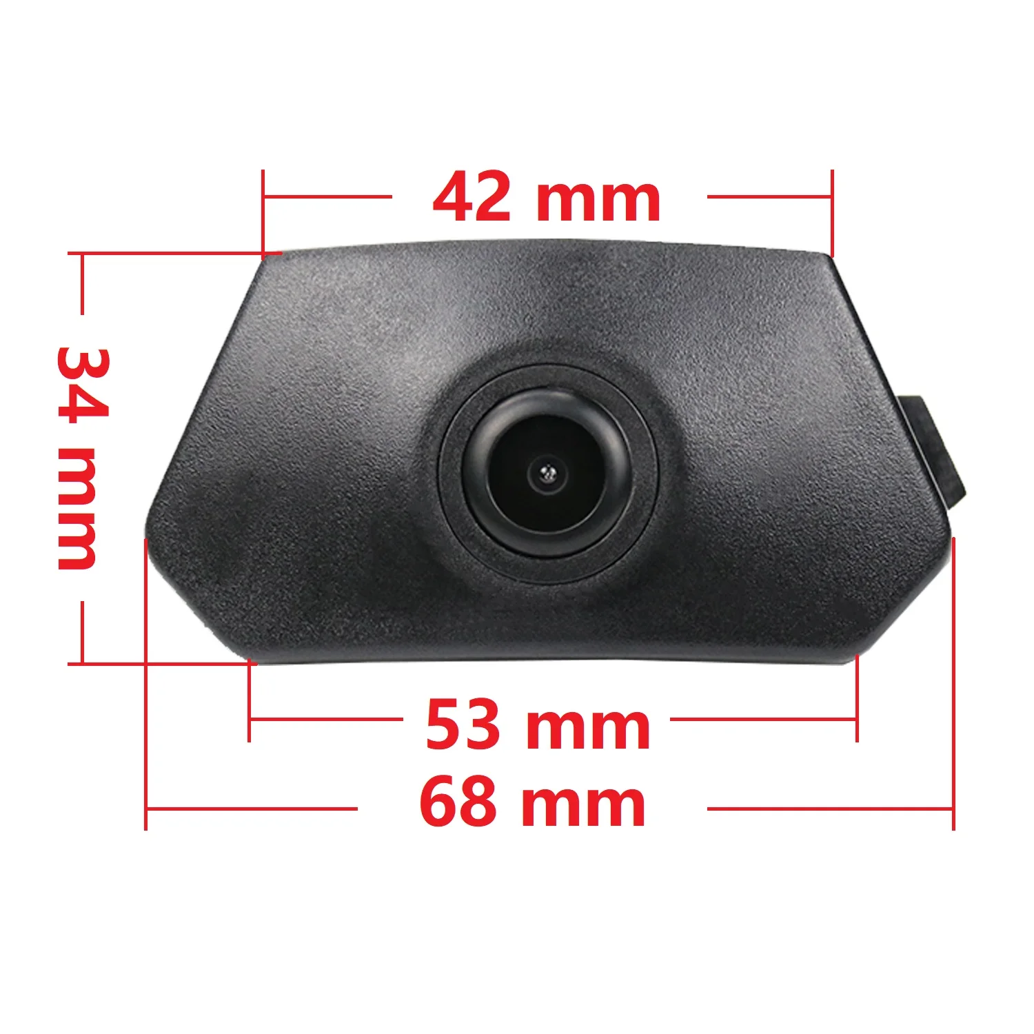 HD Universal Car Front View Camera in Waterproof Case Flush Mounted into Car Badge for Honda AVANCIER 2017-2018