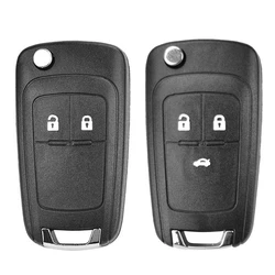 New 2/3B Rubber Flip Folding Remote Key Shell Fob Case for Chevrolet Aveo Cruze Sonic Malibu Car keys Accessories