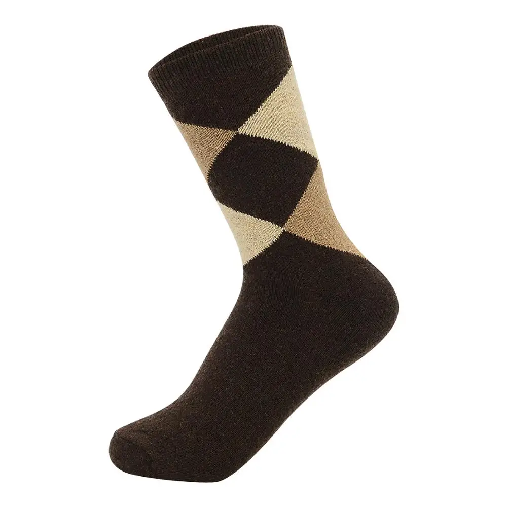 5 pairs thicken men's cotton socks 따뜻한 바닥 푹신한 양말 열 패치 워크 색상 겨울 두꺼운 양말 남자에 대 한 높은 품질