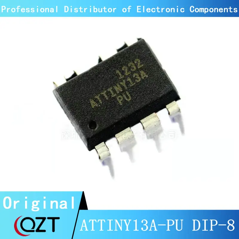 

10pcs/lot ATTINY13A-PU DIP ATTINY13 ATTINY13-PU DIP8 ATTINY13A ATTINY13 13A-PU ATTINY13V-10PU DIP-8 chip New spot