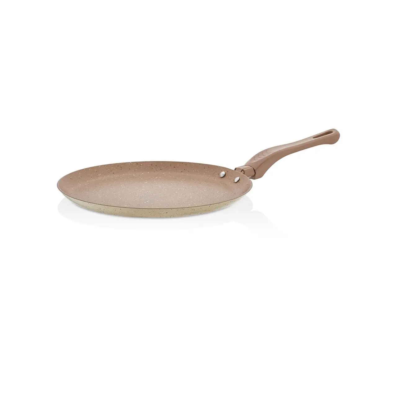 Cream Color 24 CM Granite Crepe Pan