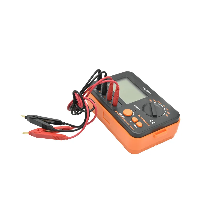 1pcs Vici VC480C+ digital Low resistance tester wide measuring range 0.01Mohm to 2Kohm Mili-ohm HiTester digital microohm meter