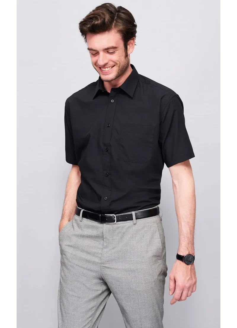 BRISTOL MODERN WORK-men's short sleeve poplin shirt