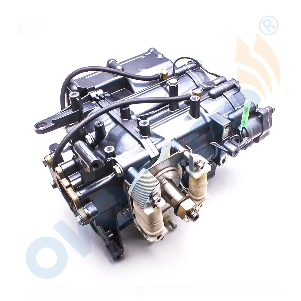 63V-W0090-03-1S Gruppo testa di alimentazione per motore fuoribordo Yamaha 2T 9.9HP 15HP 63V-W0090 Seapro, HDX, Parsun