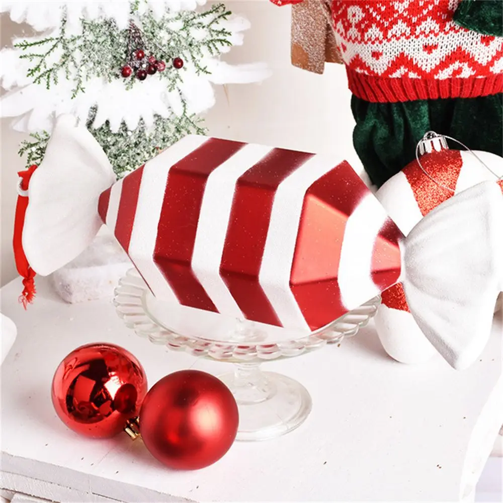 Cute Sweet Wedding Ornament Christmas Tree Display Tools Giant Candy Christmas Candy Cane