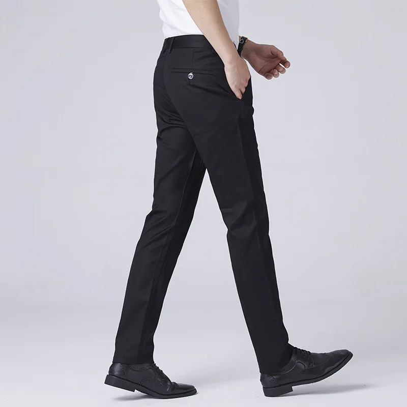 MRMT 2021 marka letnie męskie spodnie typu Casual rozmiar cienkie spodnie dla mężczyzn prosta rurka Slim Fit Solid Color Trouser