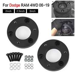 2Pcs 2inch 2.5inch 3inch Car Front Leveling Lift Kit Fit for Dodge RAM 1500 2006-2019 4WD Auto Car 6061 Billet Aluminum