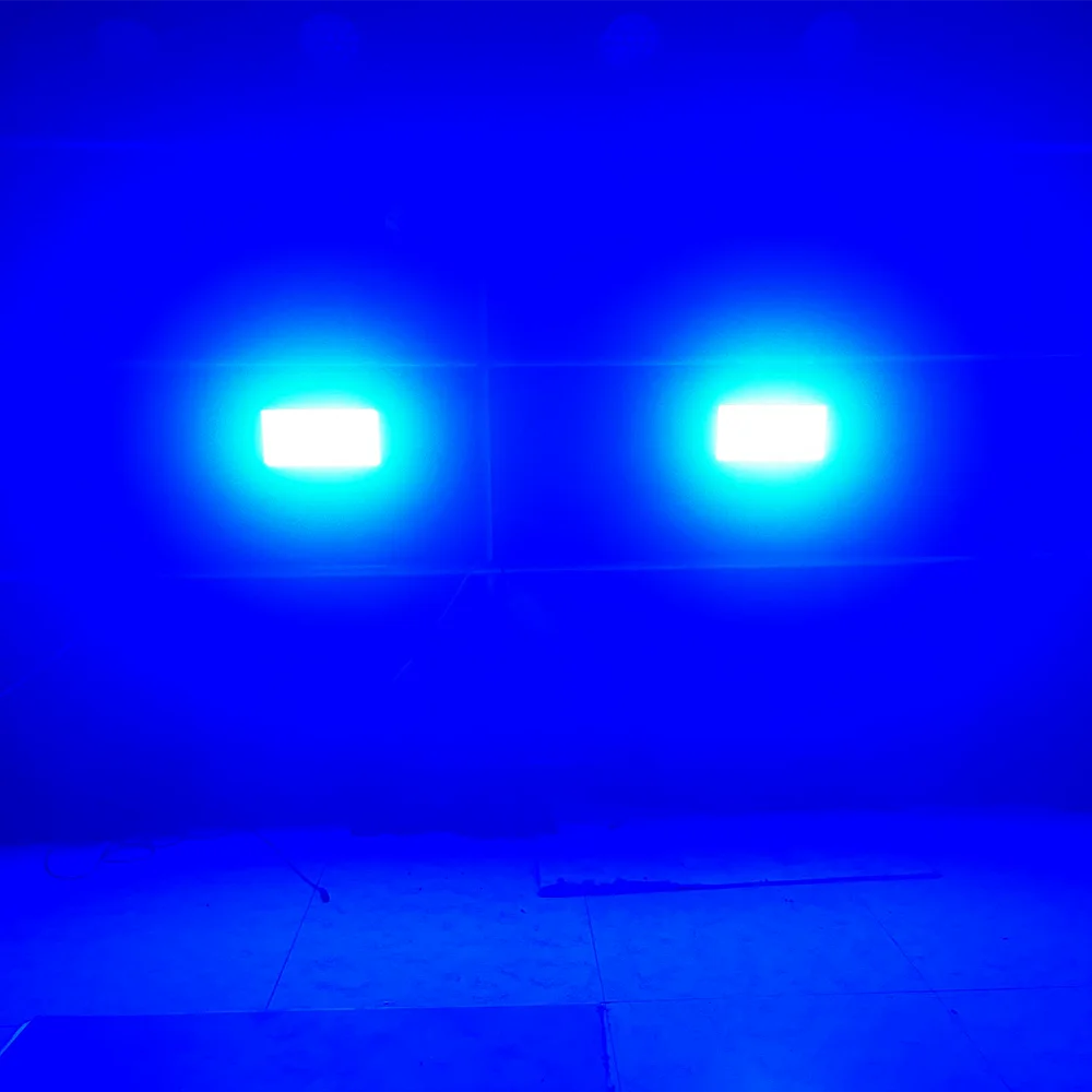 200W LED RGBW 4v1 48 rozdělit strobo lehký  bílá 8000K DMX super nepopsaný  dj mýt pult strobo jeviště osvětlení efekty