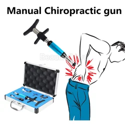 Manual four-head stainless steel manual correction massager manual  Chiropractic gun