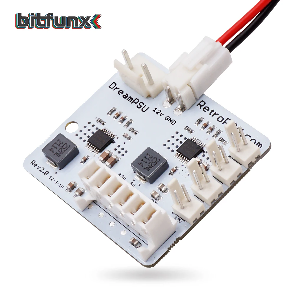 وحدة تحكم لعبة Bitfunx-Dreamcast ، DreamPSU Rev2.0 ، DC امدادات الطاقة لسيجا ، استبدال ، أصلي ، 12 فولت #5