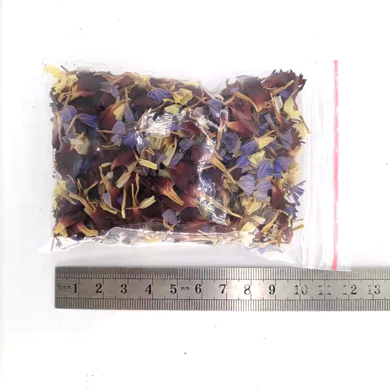 Real Dried Flower petals Dry Plants For Aromatherapy Candle Epoxy Resin Pendant Necklace Jewelry Making Craft DIY Accessories