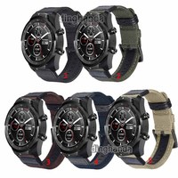 20mm Woven Nylon Watch Band Strap For Ticwatch 2 E Smart Watch 22mm Sport Wristband for Ticwatch Pro E2 S2 GTX Pro3 Pro 2020 4G