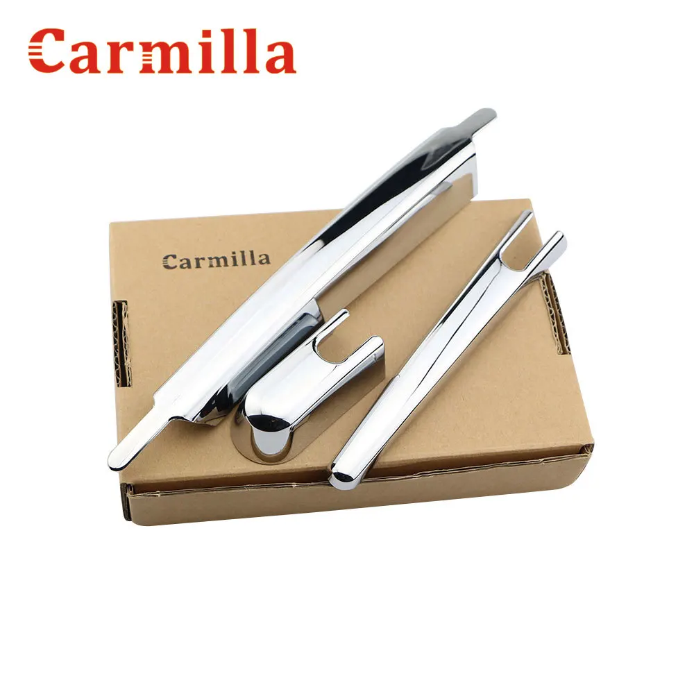 Carmilla ABS Chrome Rear Wiper Trim Sticker Window Protection Wiper Cover For Nissan Rogue X-Trail Xtrail T32 2013 - 2019