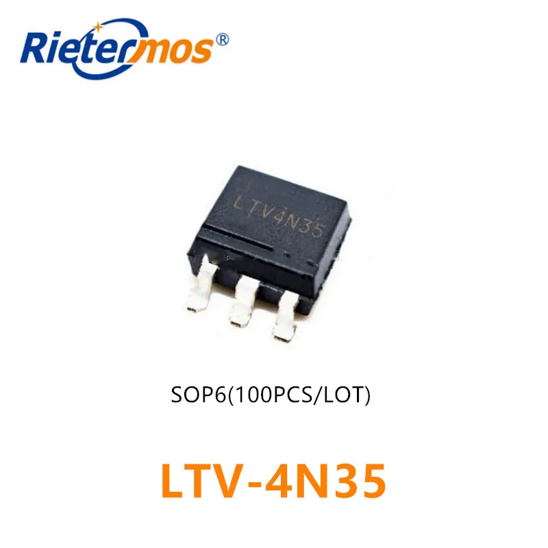 

100 шт. LTV-4N35 4N35 SOP6 оригинал