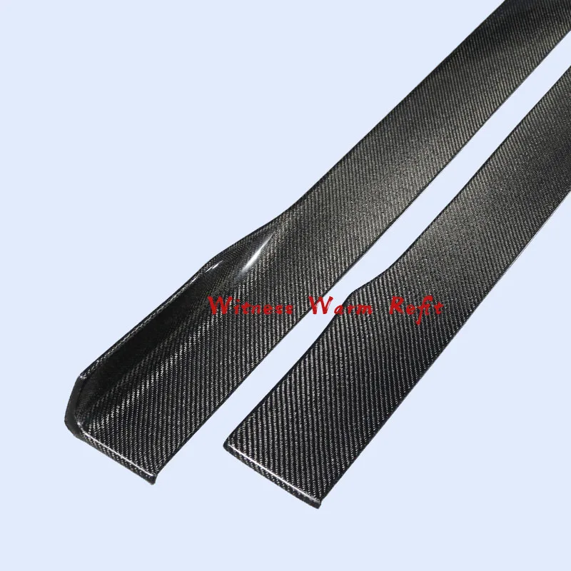 Carbon Fiber / Frp Side Skirts Extension Lips for Volkswagen Golf 7.5 Mk7.5 2018 2019 2020 Body Kits Side Skirts Apron